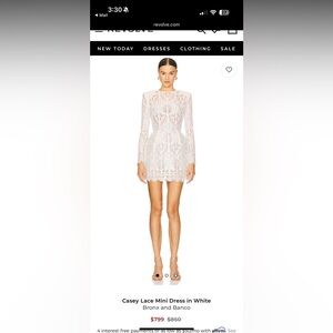 Casey Lace mini dress